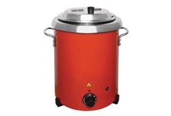 Suppen Bain Marie 5,7 L + Griff  - rot
